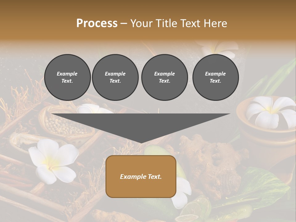 Spa Flowers PowerPoint Template