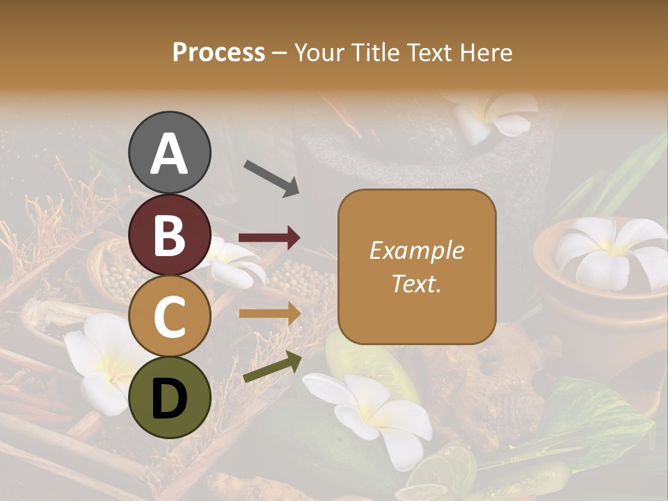 Spa Flowers PowerPoint Template