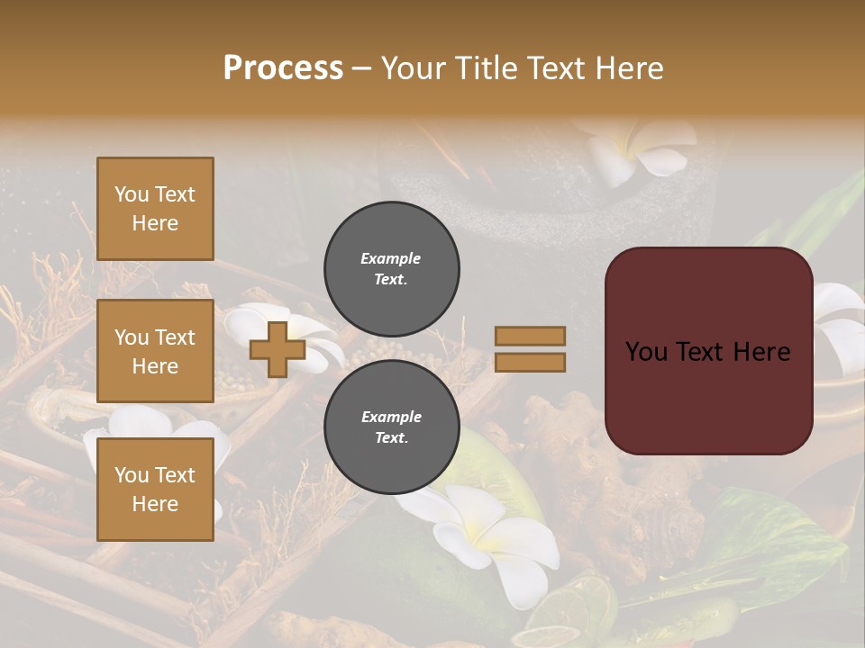 Spa Flowers PowerPoint Template