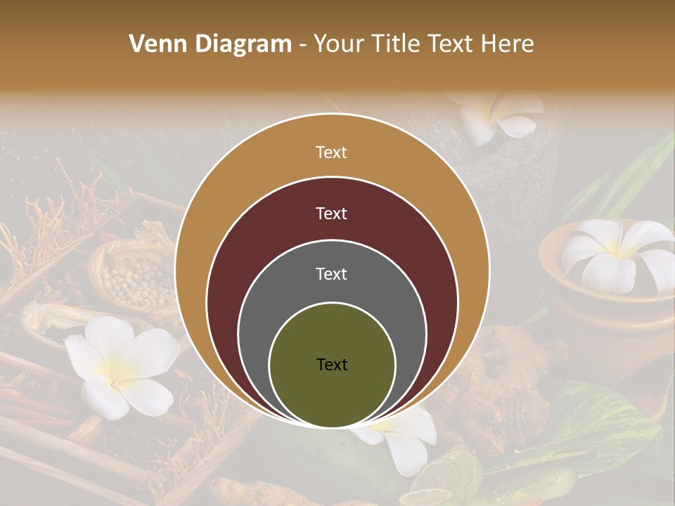 Spa Flowers PowerPoint Template