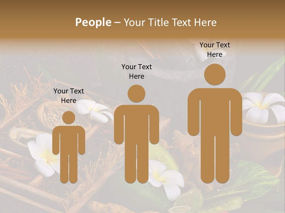 Spa Flowers PowerPoint Template