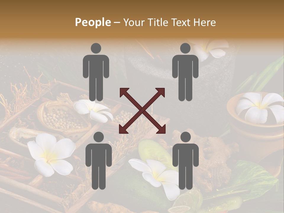 Spa Flowers PowerPoint Template