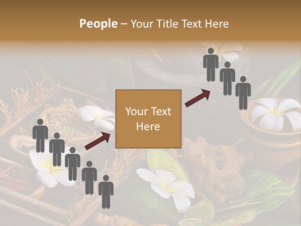 Spa Flowers PowerPoint Template