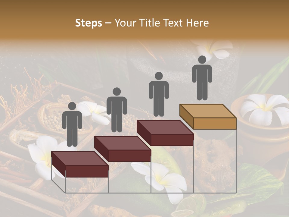 Spa Flowers PowerPoint Template