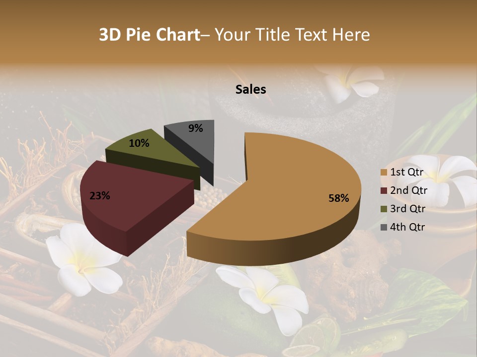 Spa Flowers PowerPoint Template