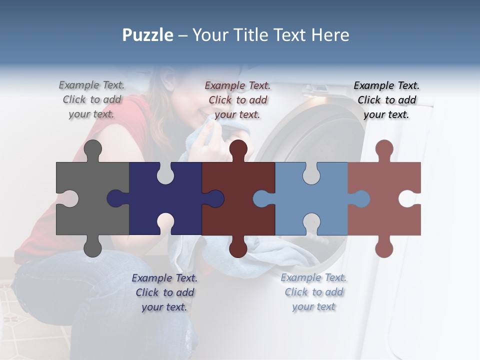 Smelling Laundry PowerPoint Template