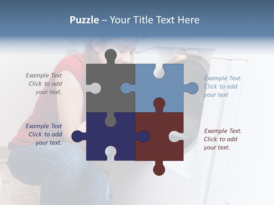 Smelling Laundry PowerPoint Template