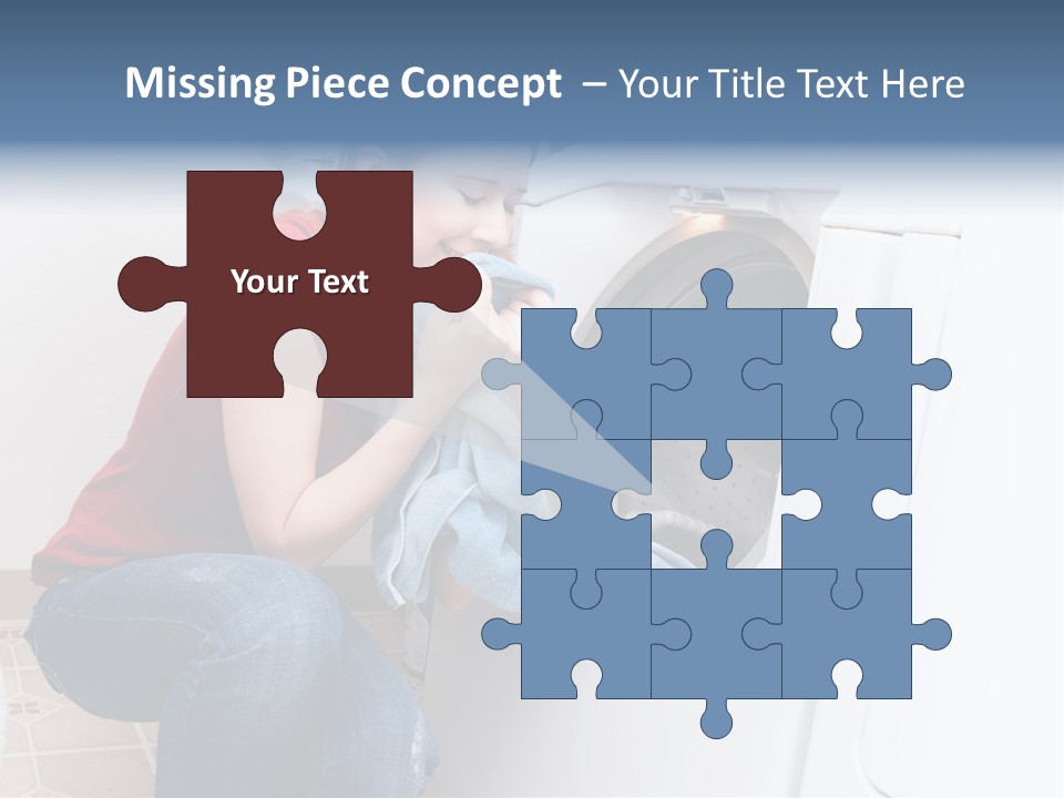 Smelling Laundry PowerPoint Template