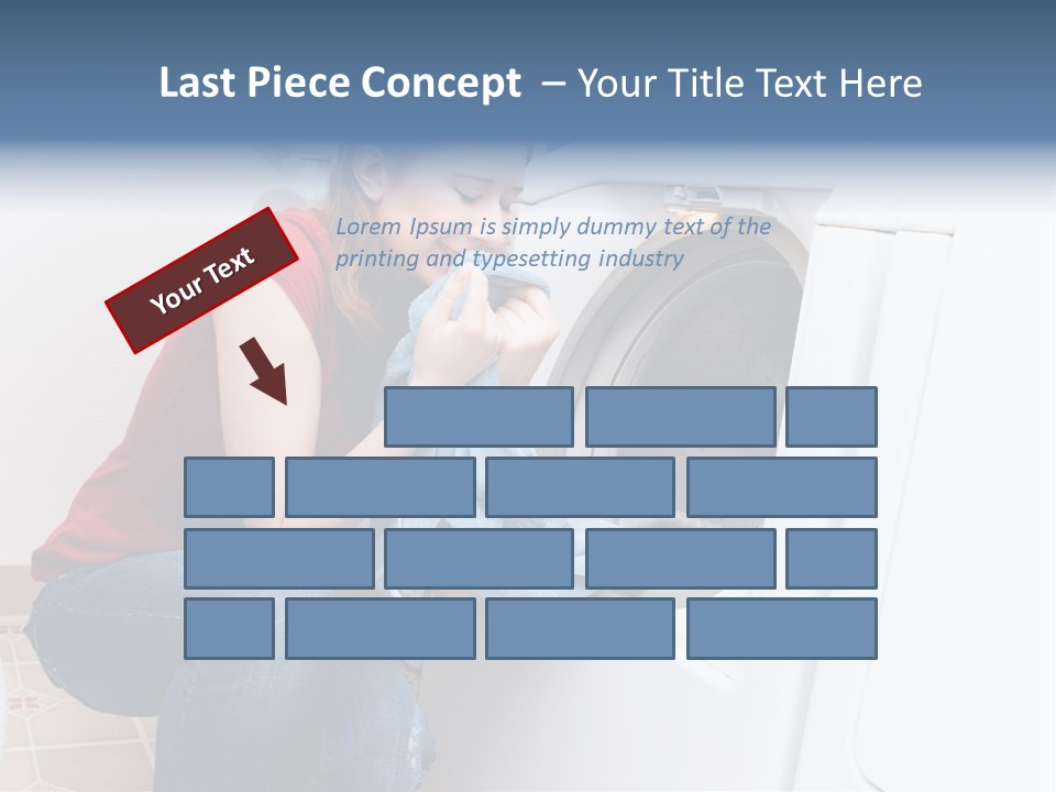 Smelling Laundry PowerPoint Template