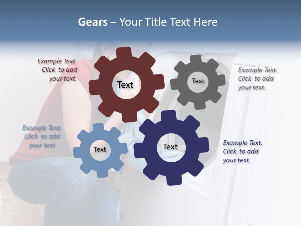 Smelling Laundry PowerPoint Template