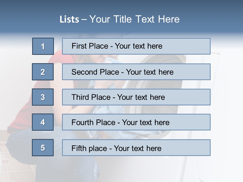 Smelling Laundry PowerPoint Template