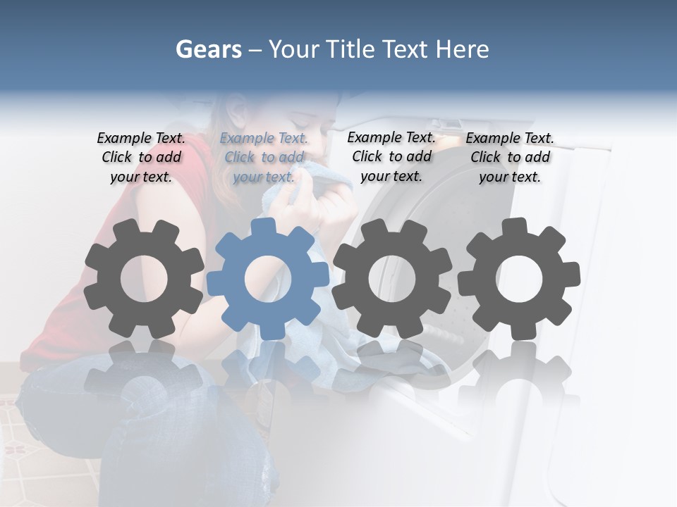 Smelling Laundry PowerPoint Template