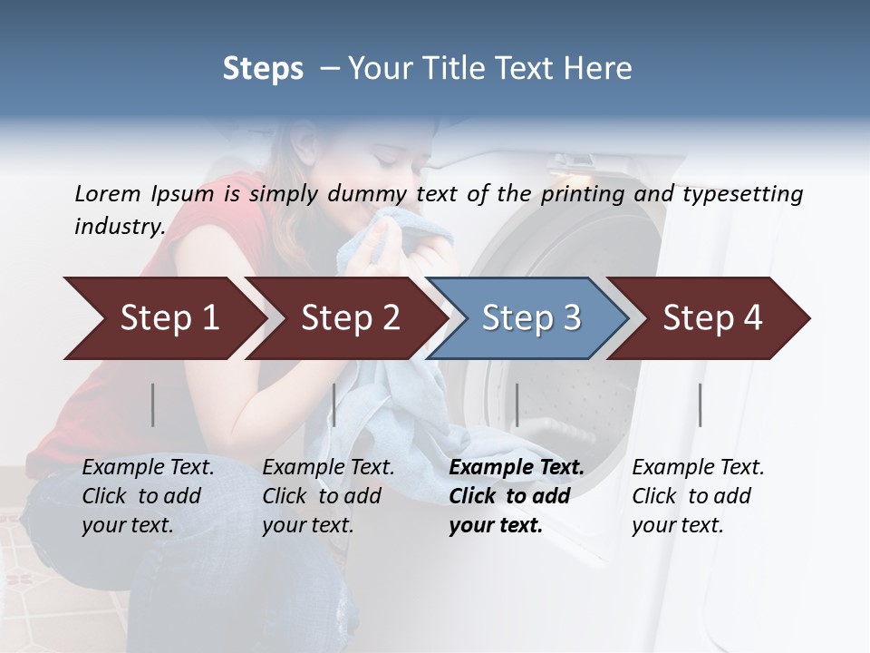 Smelling Laundry PowerPoint Template