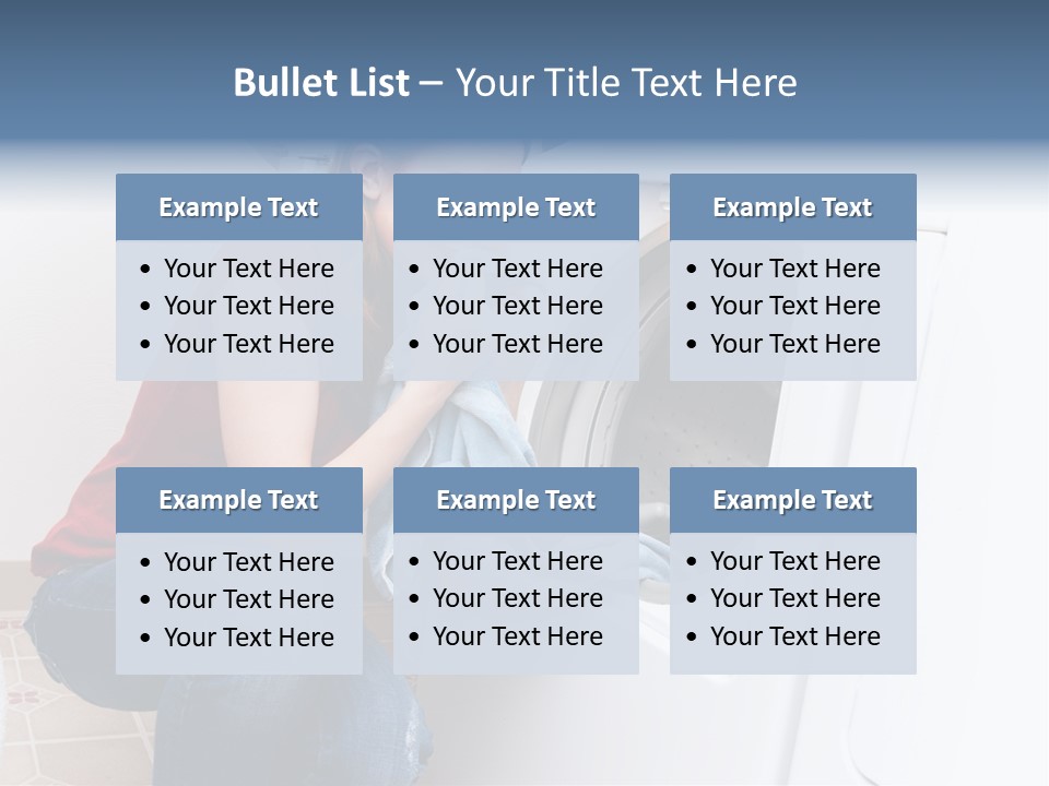 Smelling Laundry PowerPoint Template