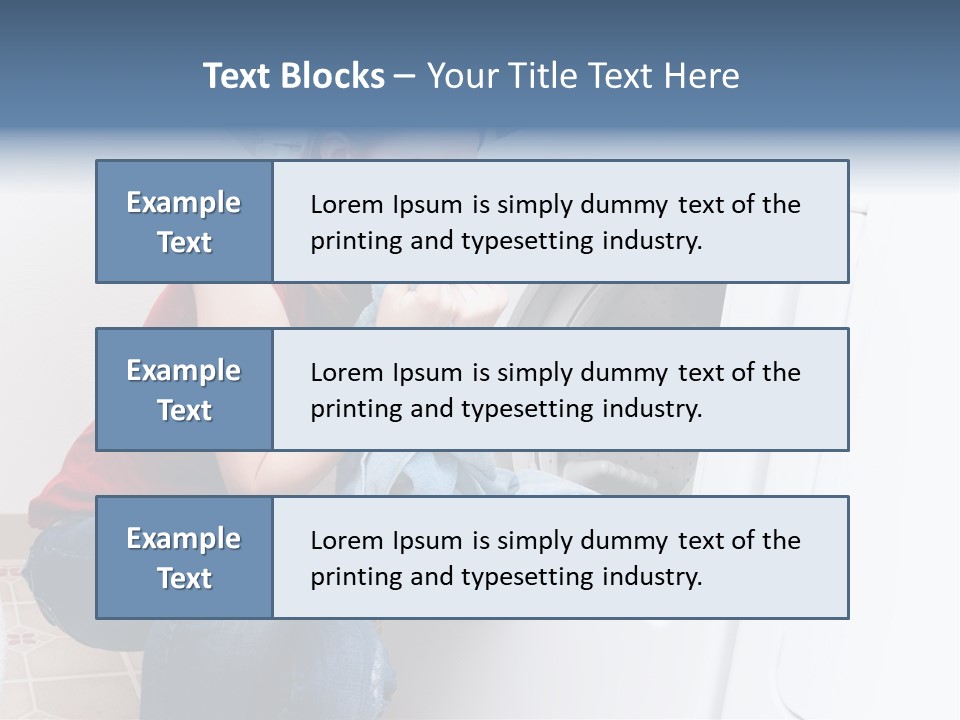 Smelling Laundry PowerPoint Template