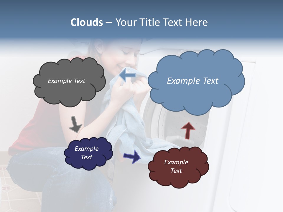 Smelling Laundry PowerPoint Template