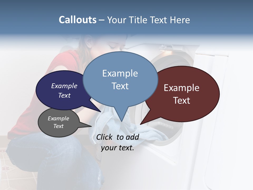 Smelling Laundry PowerPoint Template