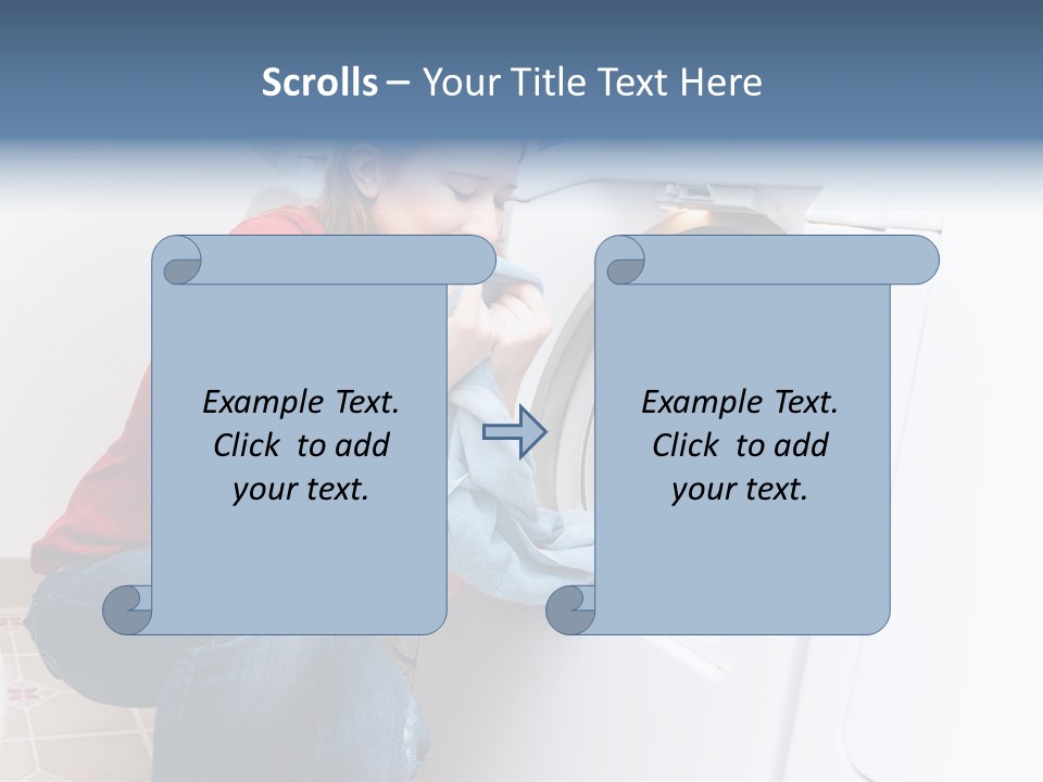 Smelling Laundry PowerPoint Template