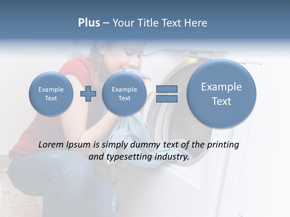 Smelling Laundry PowerPoint Template