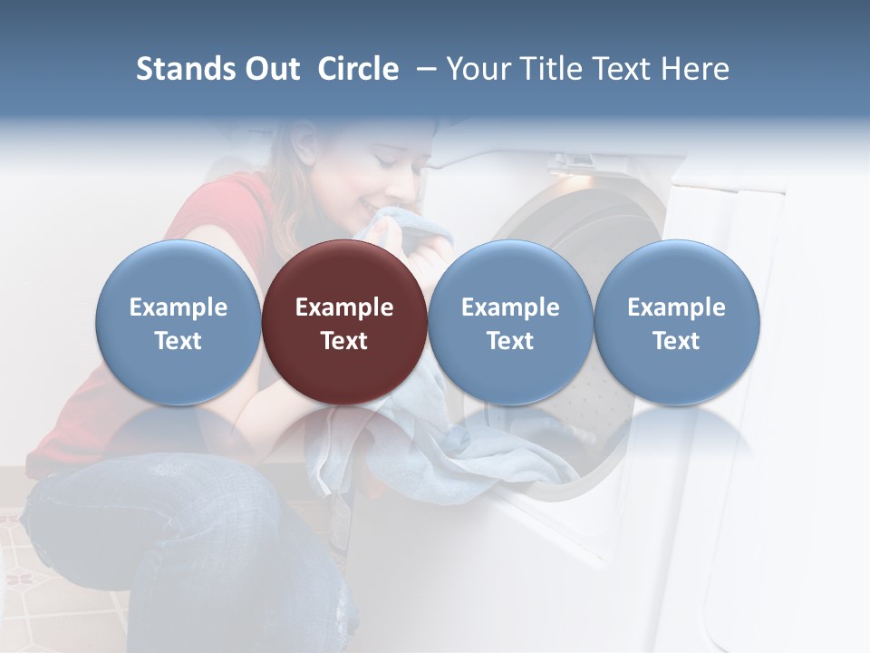Smelling Laundry PowerPoint Template