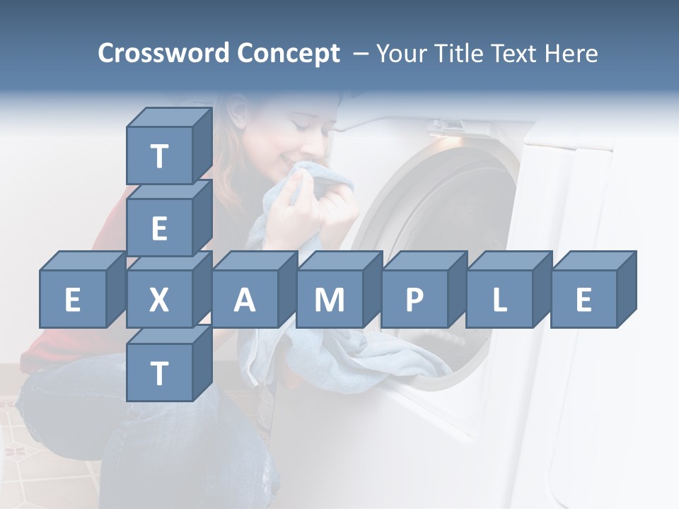 Smelling Laundry PowerPoint Template