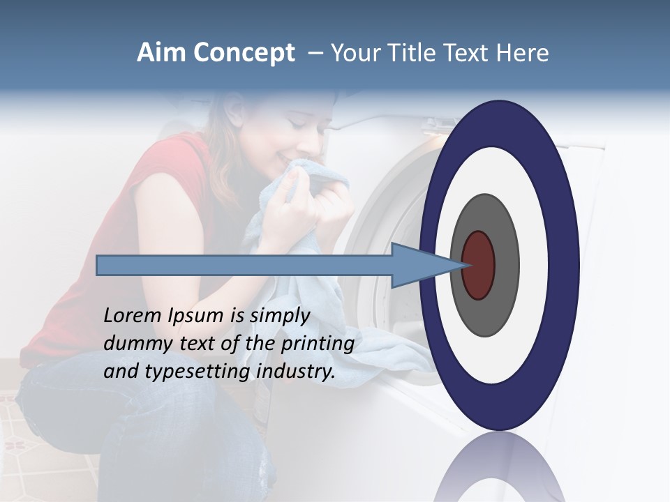 Smelling Laundry PowerPoint Template