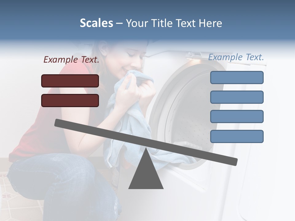 Smelling Laundry PowerPoint Template