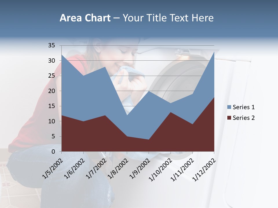 Smelling Laundry PowerPoint Template