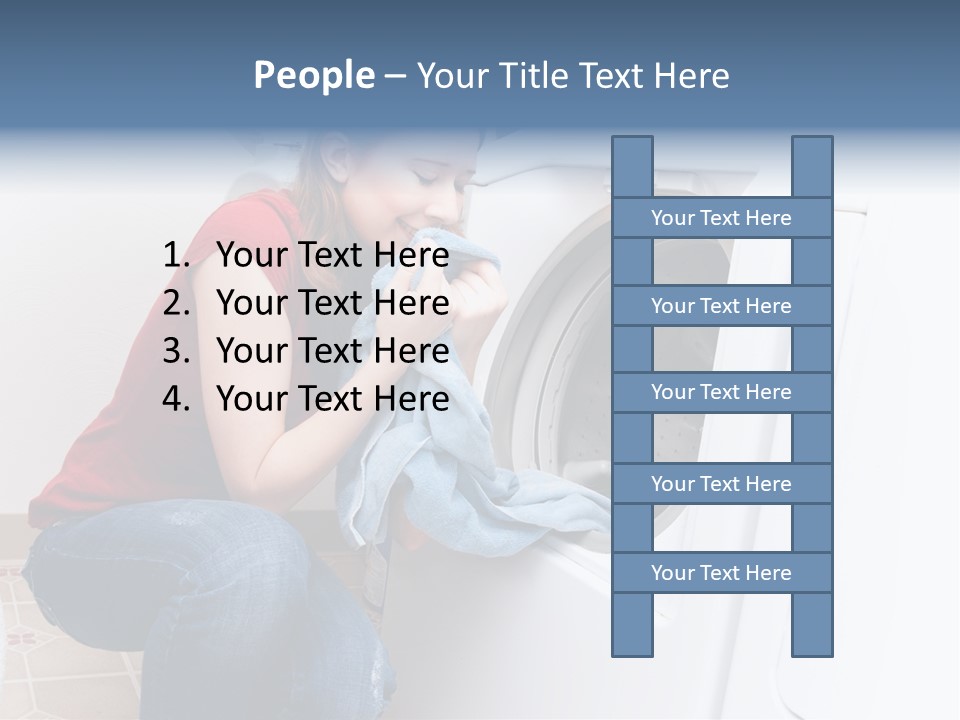 Smelling Laundry PowerPoint Template