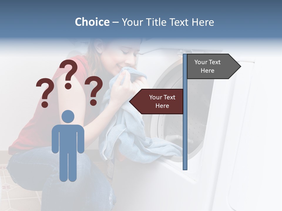 Smelling Laundry PowerPoint Template