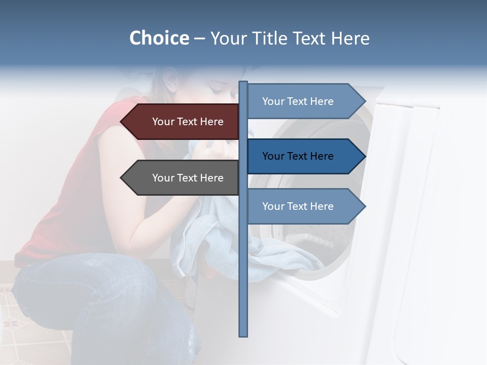 Smelling Laundry PowerPoint Template