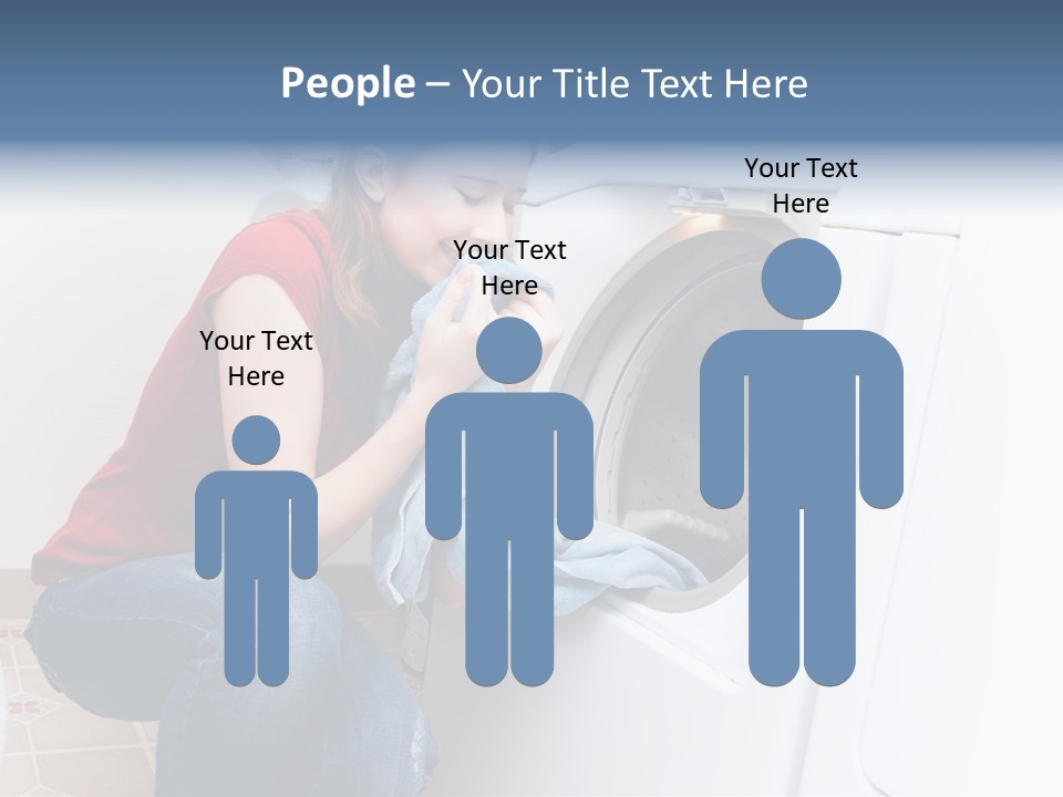 Smelling Laundry PowerPoint Template