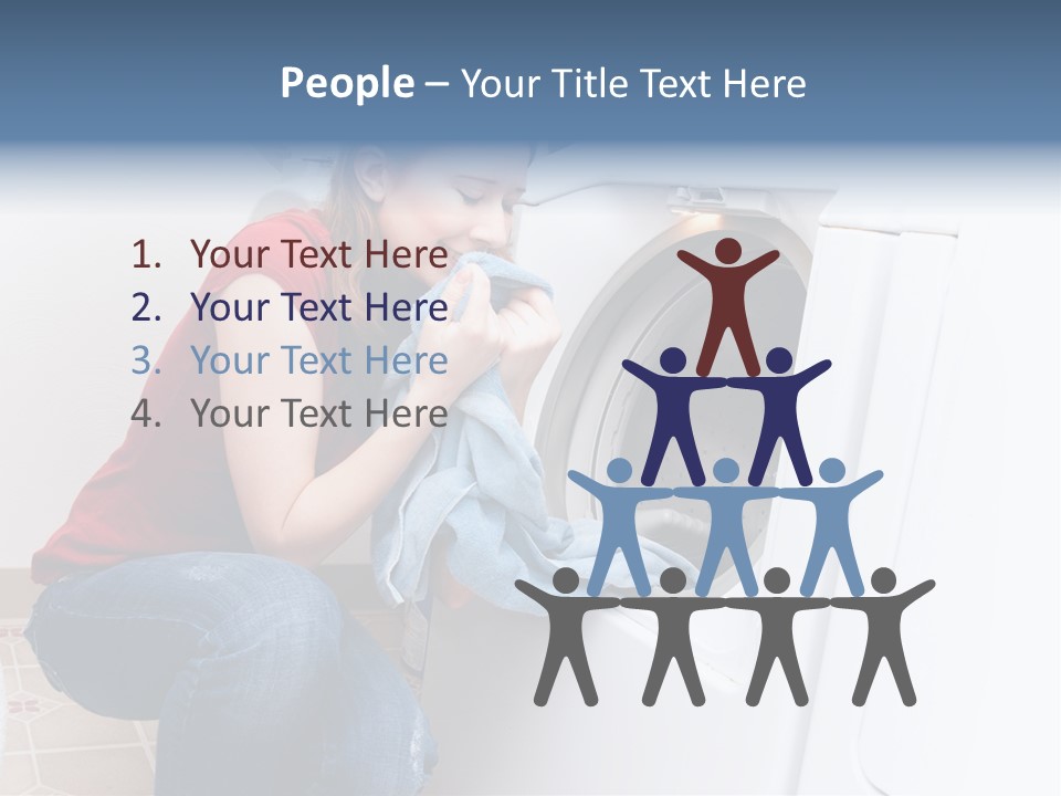 Smelling Laundry PowerPoint Template