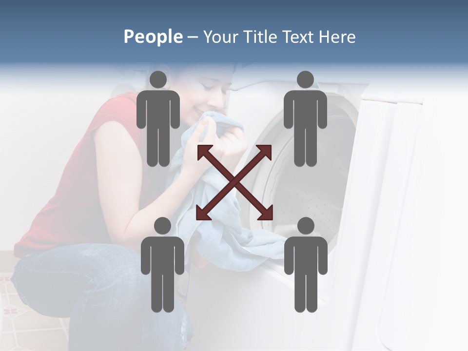 Smelling Laundry PowerPoint Template
