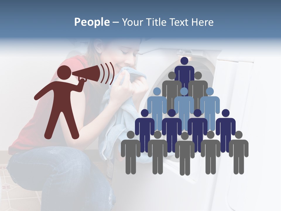 Smelling Laundry PowerPoint Template