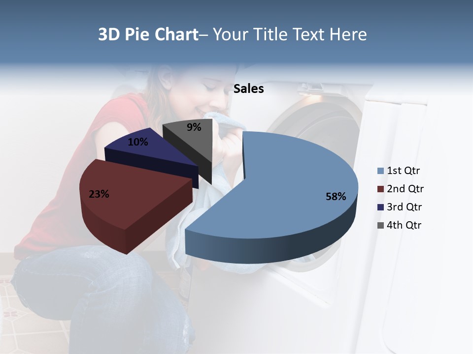 Smelling Laundry PowerPoint Template