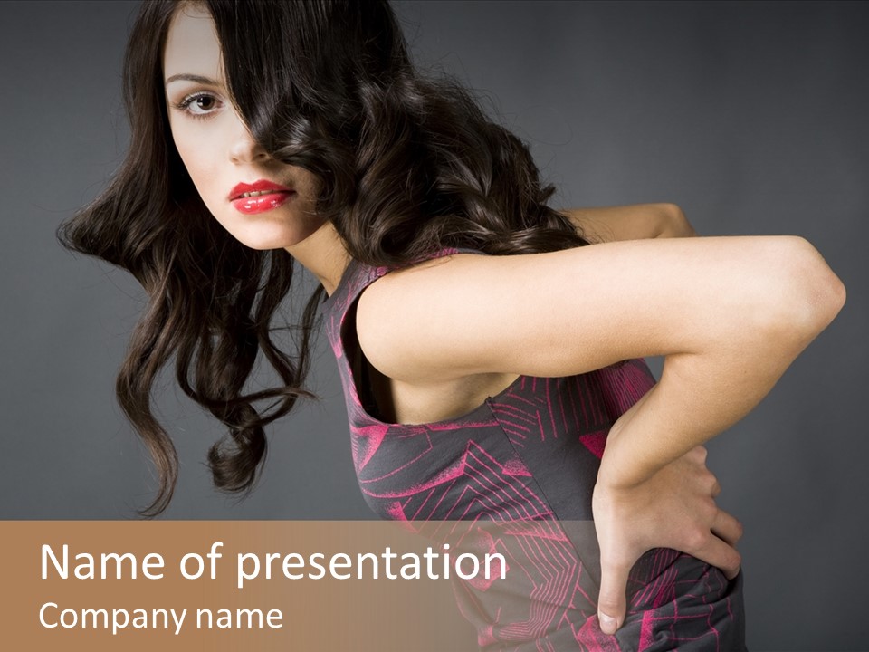 Hair Clip Extensions For Black Women PowerPoint Template