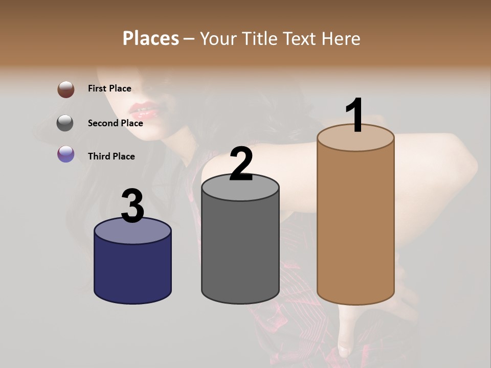 Hair Clip Extensions For Black Women PowerPoint Template