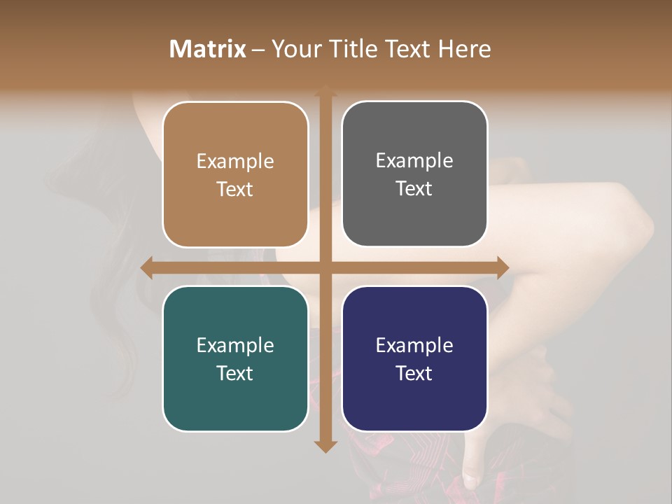 Hair Clip Extensions For Black Women PowerPoint Template