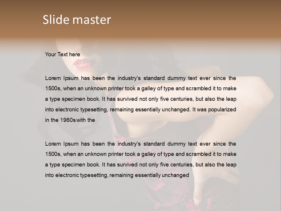 Hair Clip Extensions For Black Women PowerPoint Template