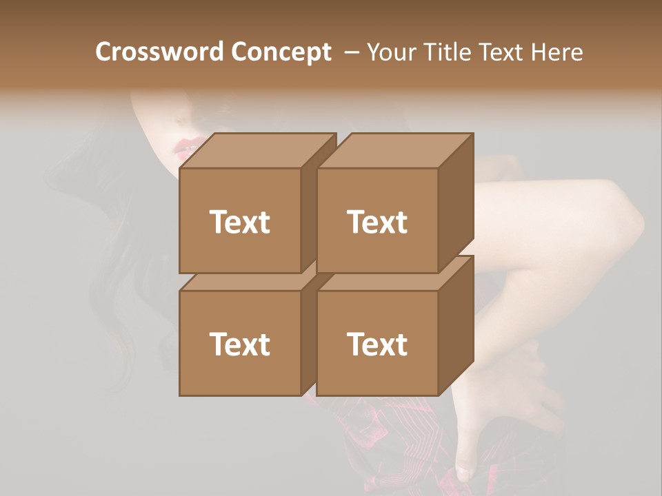 Hair Clip Extensions For Black Women PowerPoint Template