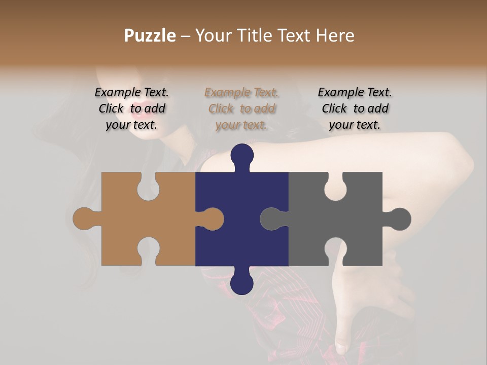 Hair Clip Extensions For Black Women PowerPoint Template