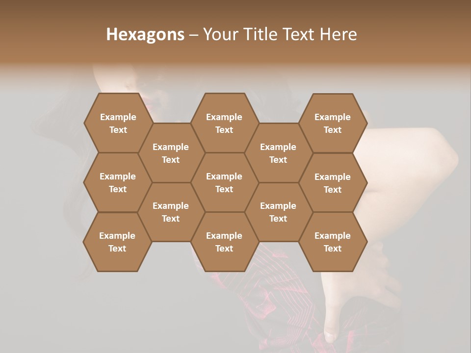 Hair Clip Extensions For Black Women PowerPoint Template