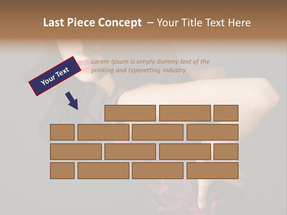 Hair Clip Extensions For Black Women PowerPoint Template