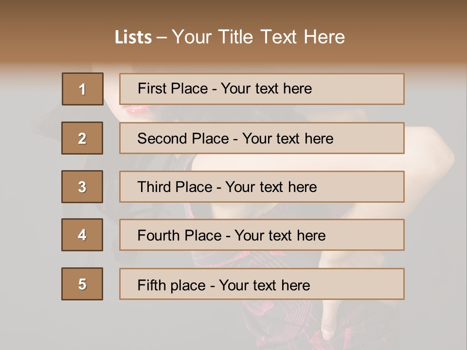 Hair Clip Extensions For Black Women PowerPoint Template