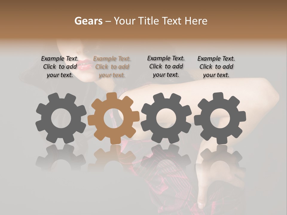 Hair Clip Extensions For Black Women PowerPoint Template