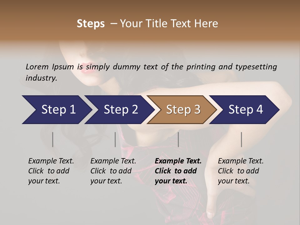 Hair Clip Extensions For Black Women PowerPoint Template