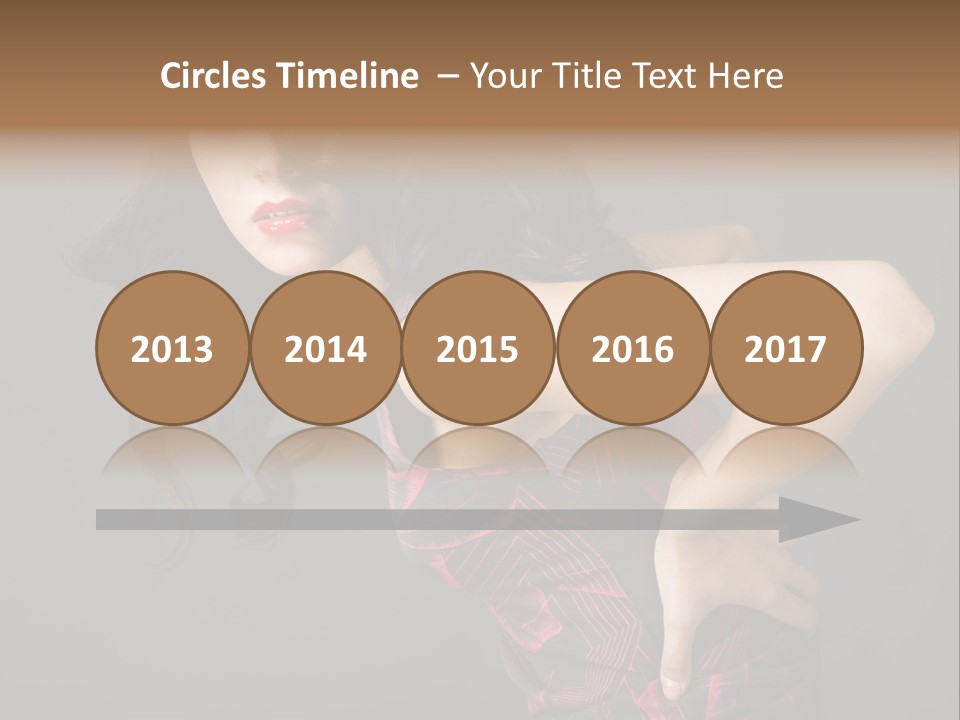 Hair Clip Extensions For Black Women PowerPoint Template