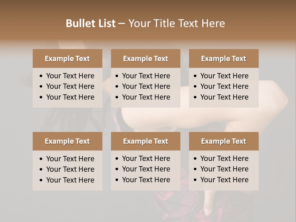 Hair Clip Extensions For Black Women PowerPoint Template