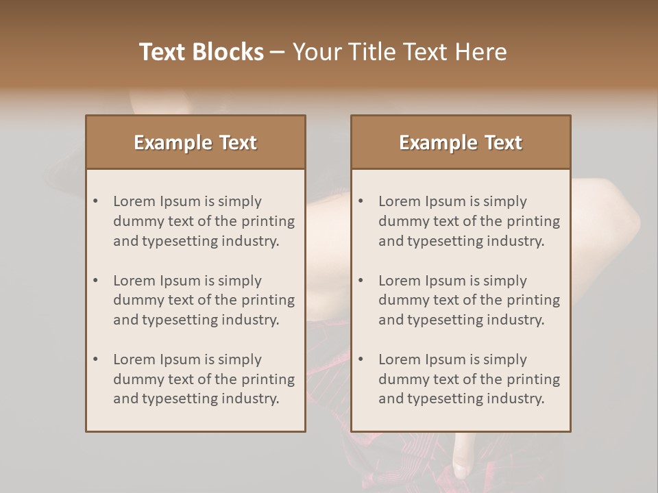 Hair Clip Extensions For Black Women PowerPoint Template